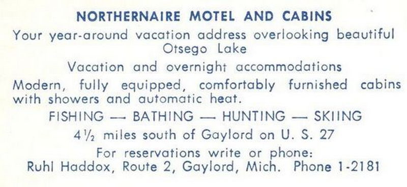 Northernaire Cabins and Motel - Postcard (newer photo)